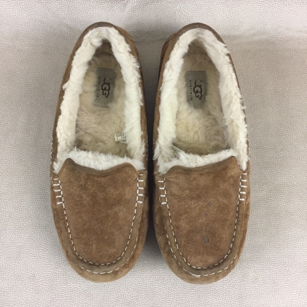 UGG Ansley Womens 9 Chestnut Moc Loafers 3312